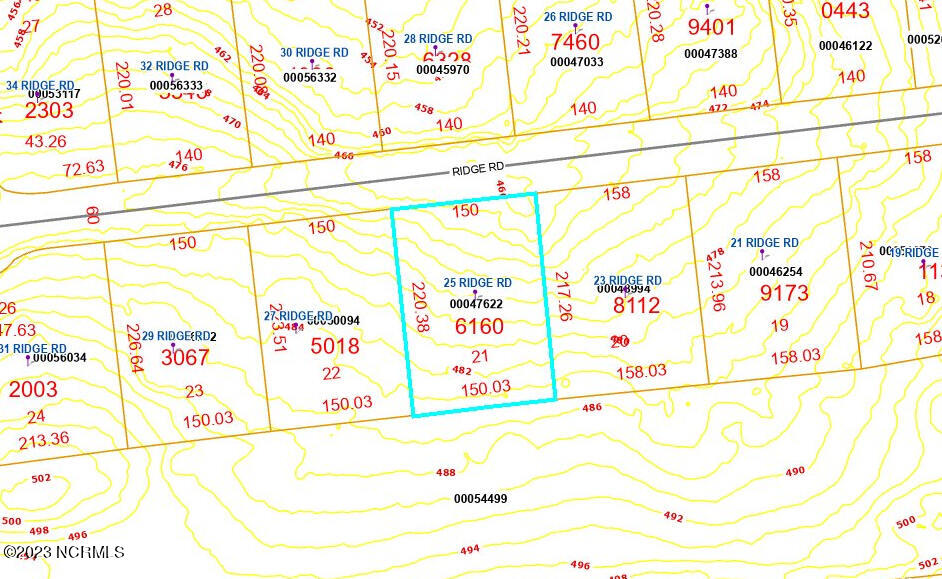 25 Ridge Road Jackson Springs, NC 27281 - Photo 5 of 6 Hillshade Contour