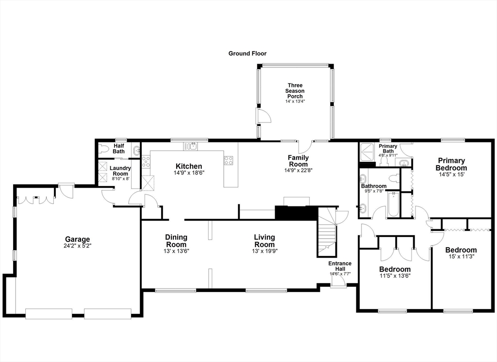 21 Saddle Lane Groton, MA 01450 - Photo 30 of 31 a picture of a floor plan