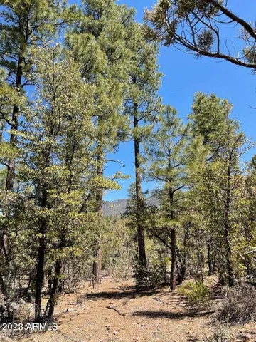 a view of a large mountain with a mountain in the background