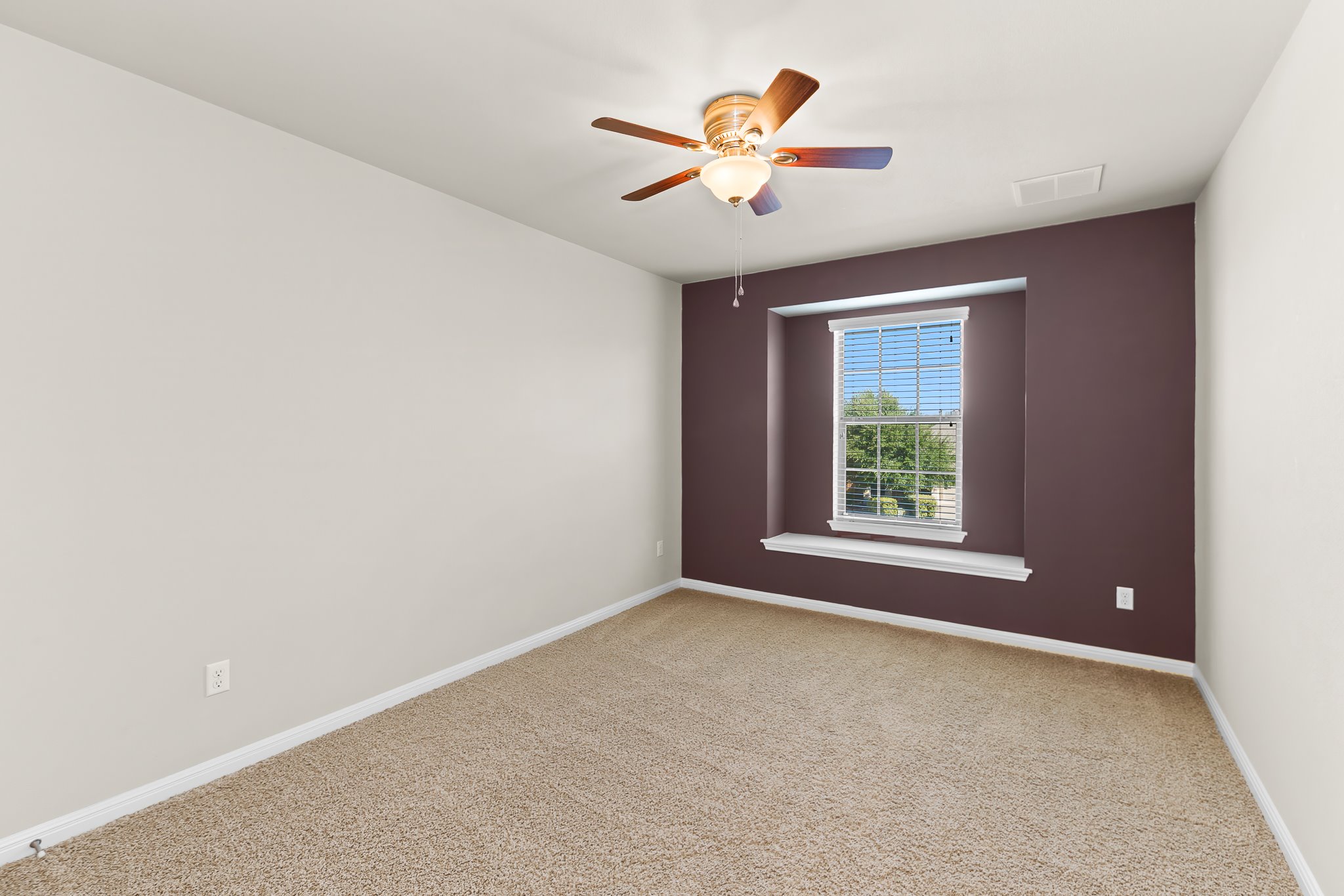 2813 Granite Hill Cove Leander, TX 78641 - Photo 27 of 35 Bedroom with carpet and ceiling fan
