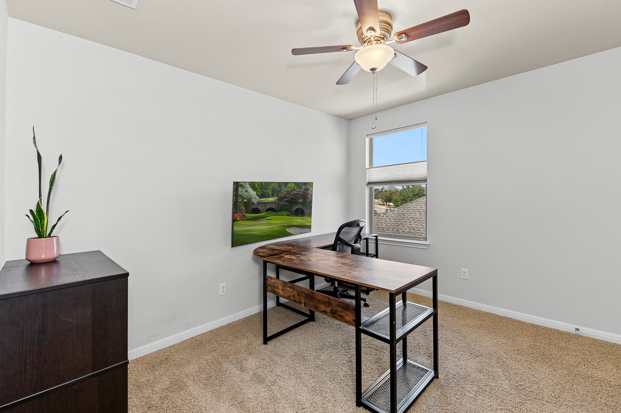 2813 Granite Hill Cove Leander, TX 78641 - Photo 31 of 39 Bedroom with ceiling fan
