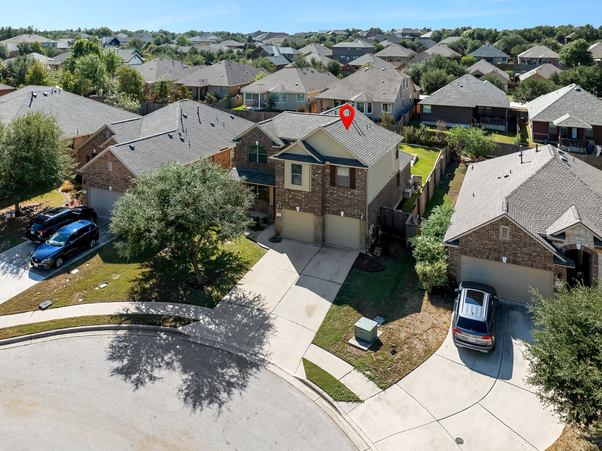 2813 Granite Hill Cove Leander, TX 78641 - Photo 36 of 39 Aerial perspective of suburban area