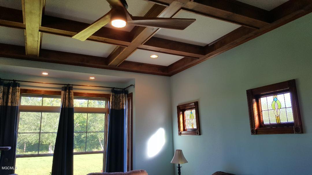 19275 Rucks Krans Road Moss Point, MS 39562 - Photo 7 of 46 coffered ceiling/ den