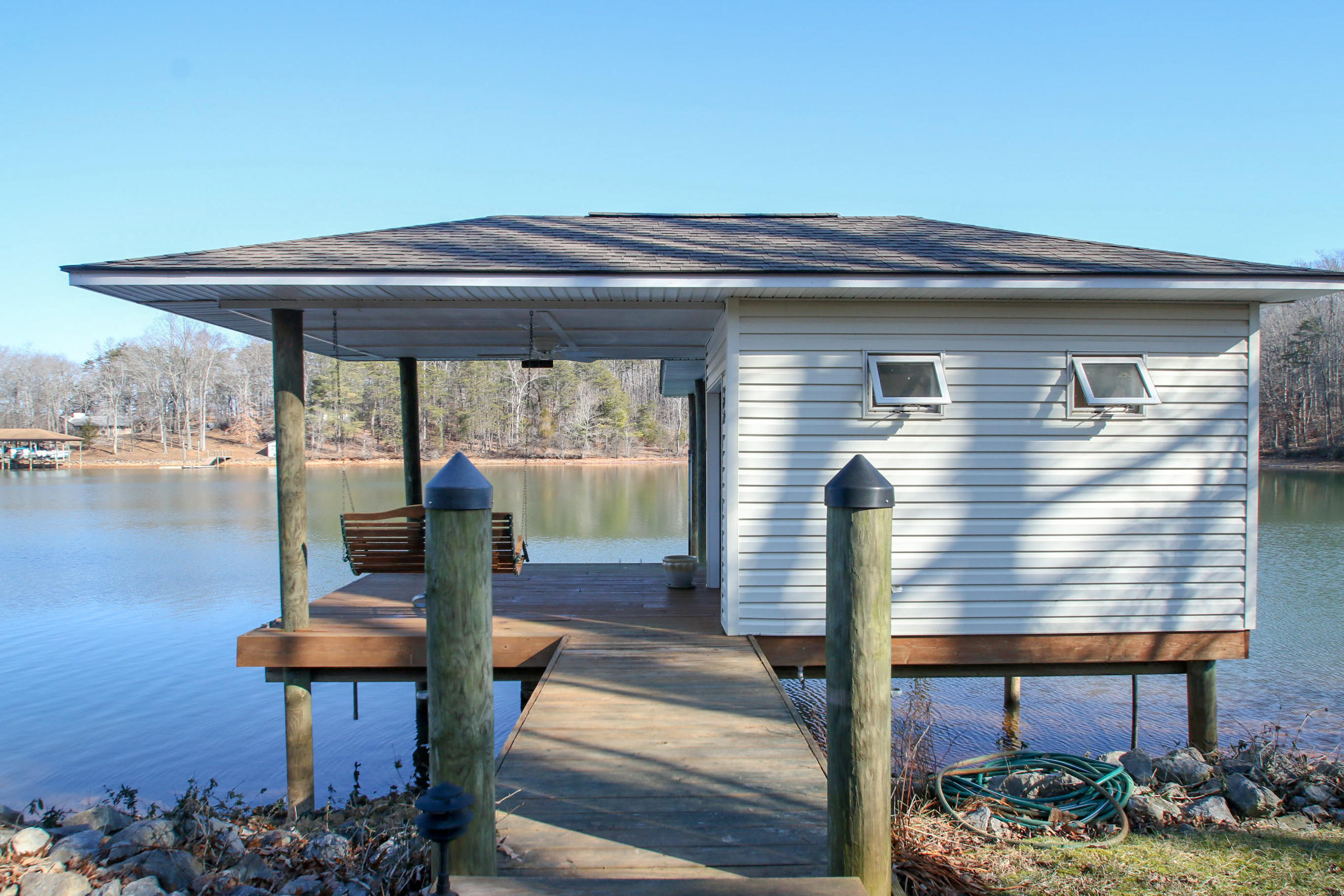 550 Cedar Ridge Road Union Hall, VA 24176 - Photo 4 of 90 Covered Dock w/lift and float/Storage