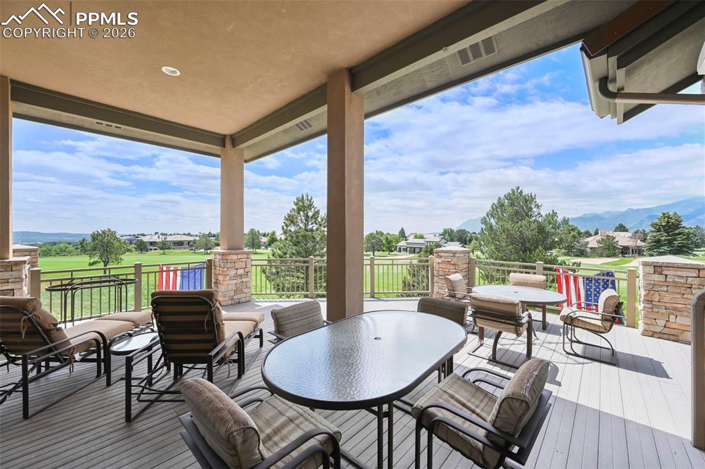 4025 Reserve Point Colorado Springs, CO 80904 - Photo 18 of 50 a view of a chairs and table in patio