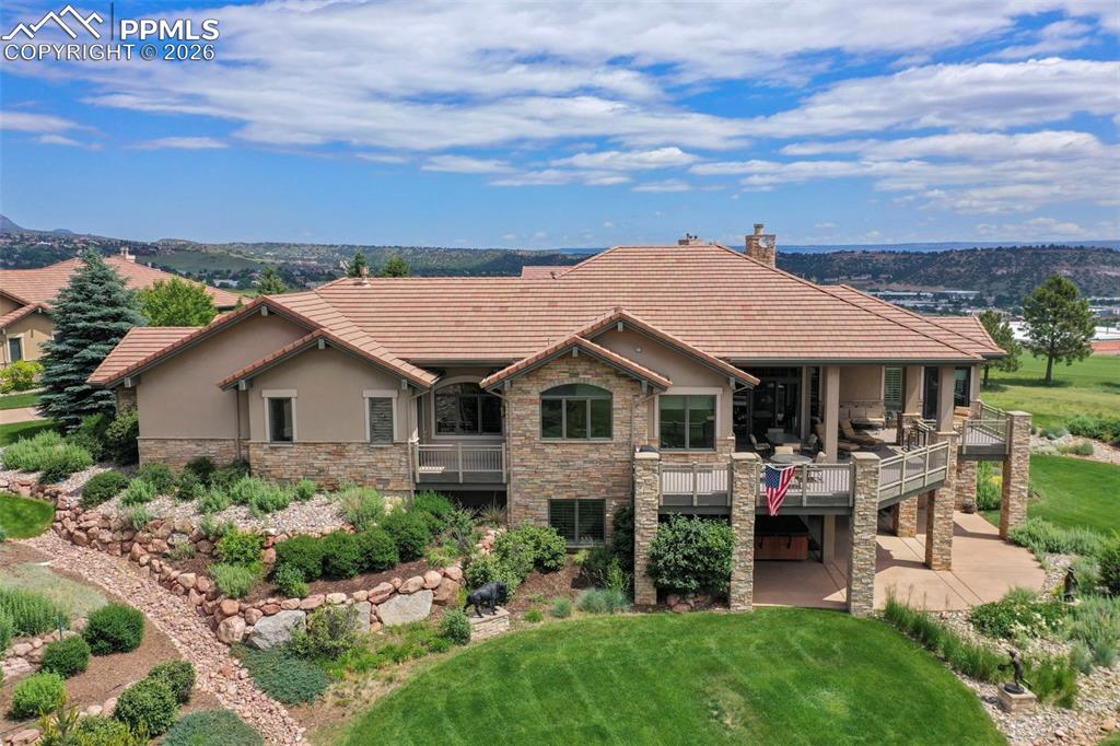 4025 Reserve Point Colorado Springs, CO 80904 - Photo 45 of 50 front view of a house with a yard
