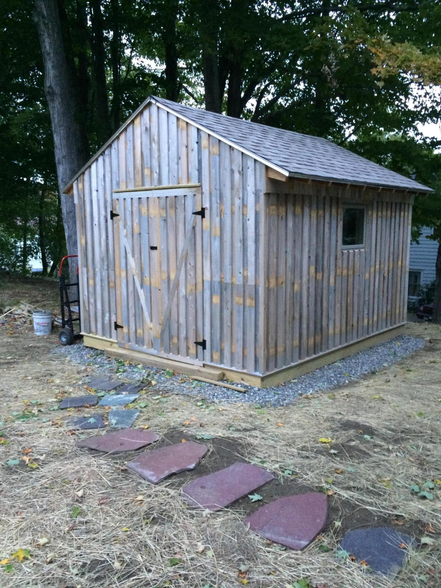 9 James Street Belfast, ME 04915 - Photo 57 of 59 Backyard Cedar Shed
