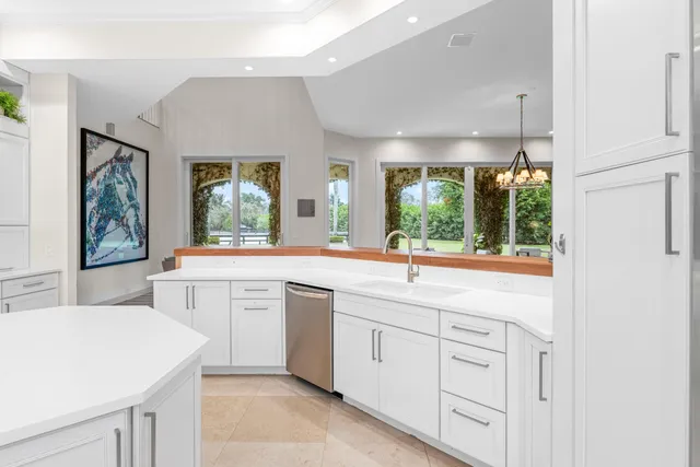 an aerial view of residential houses with outdoor space and swimming pool