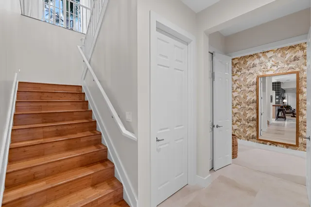 a view of outdoor space with garden