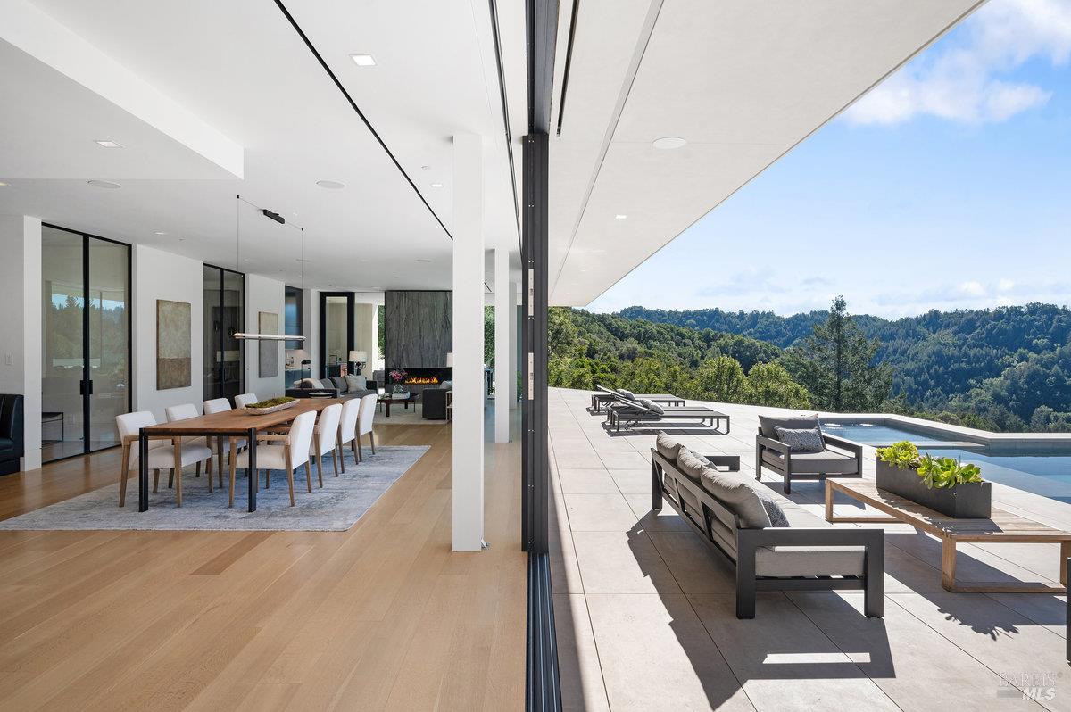 70 Ridgecrest Road Kentfield, CA 94904 - Photo 13 of 29 a balcony with furniture and outdoor view