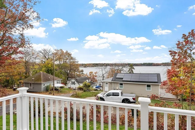 a view of railway station with wooden floor