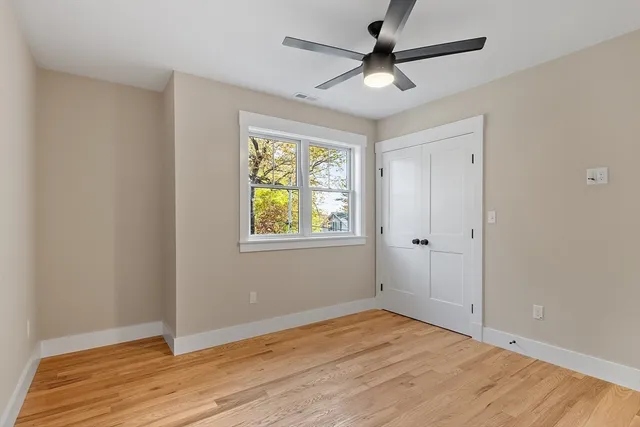 wooden floor in an empty room