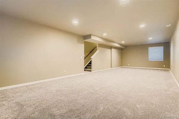 a view of an empty room