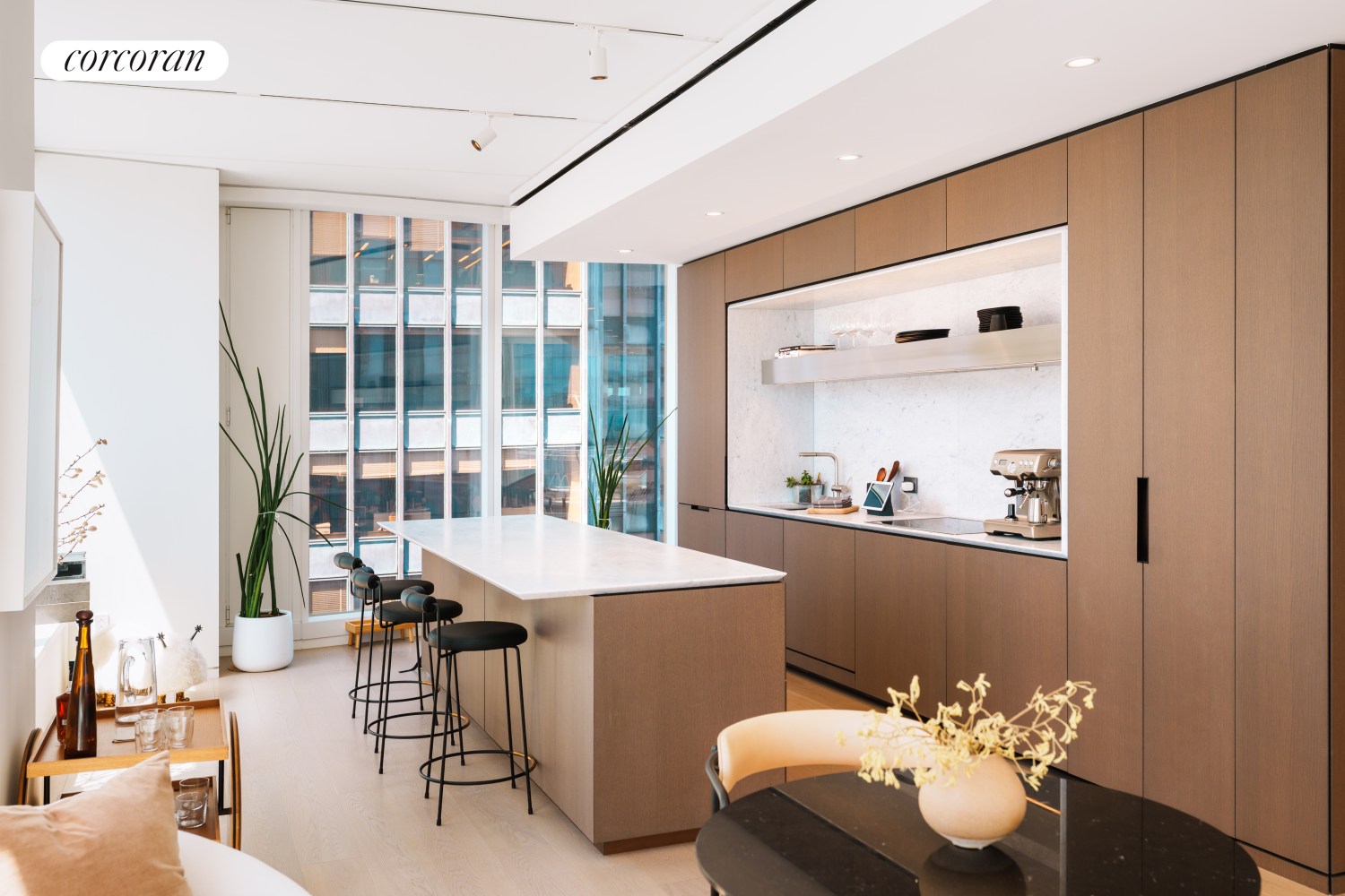 100 East 53rd Street, Unit 41B Manhattan, NY 10022 - Photo 8 of 25 a dining room with furniture and window