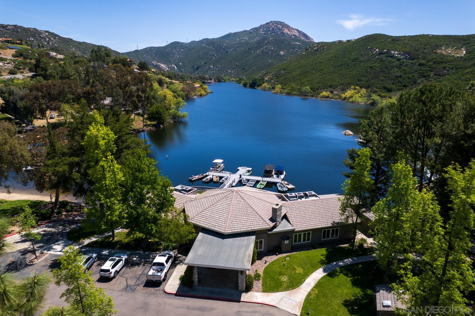 0 Via Viejas Oeste Alpine, CA 91901 - Photo 15 of 36 an aerial view of a house with swimming pool and mountain view