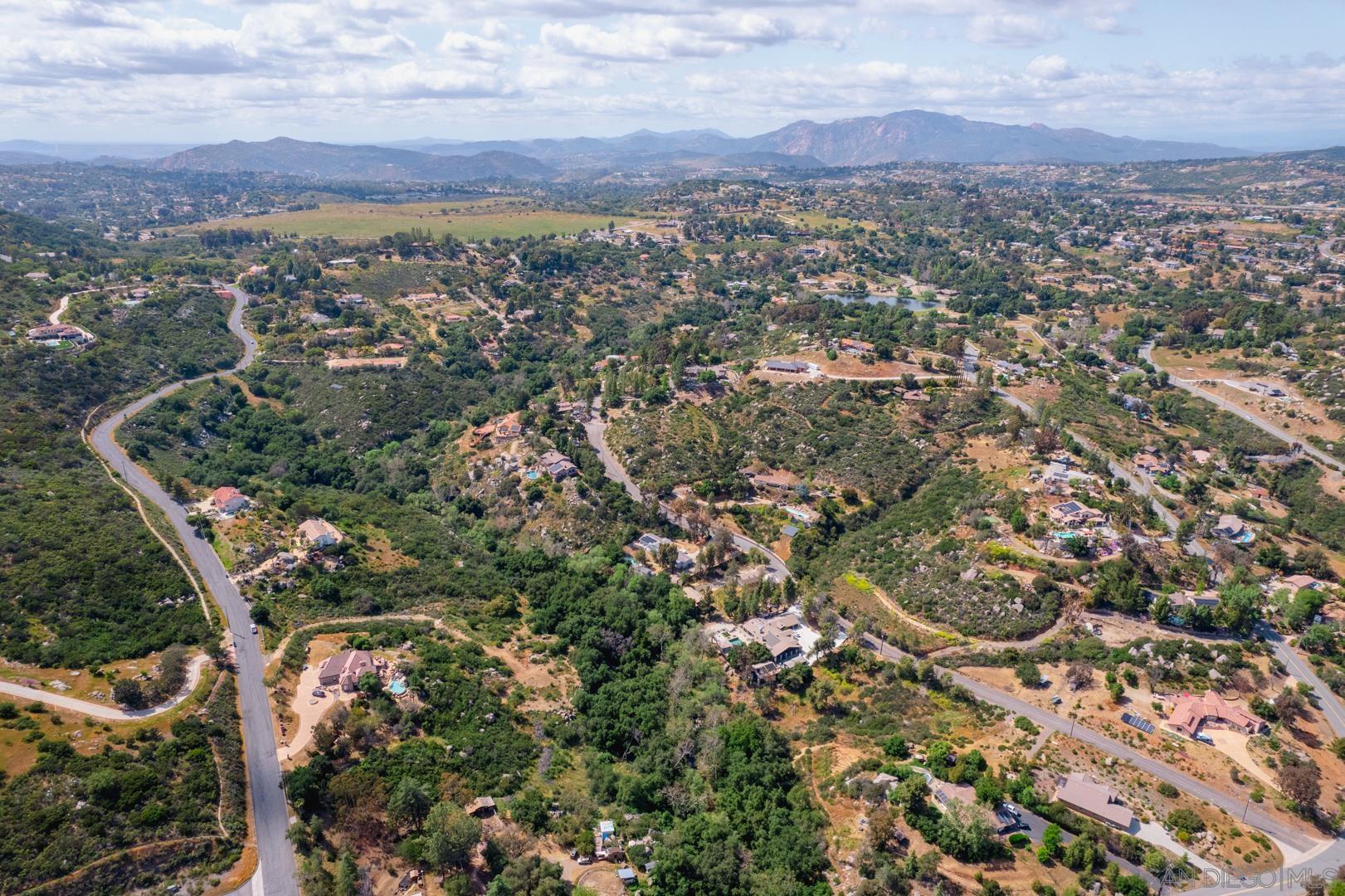 0 Via Viejas Oeste Alpine, CA 91901 - Photo 33 of 36 an aerial view of residential houses with city and green space