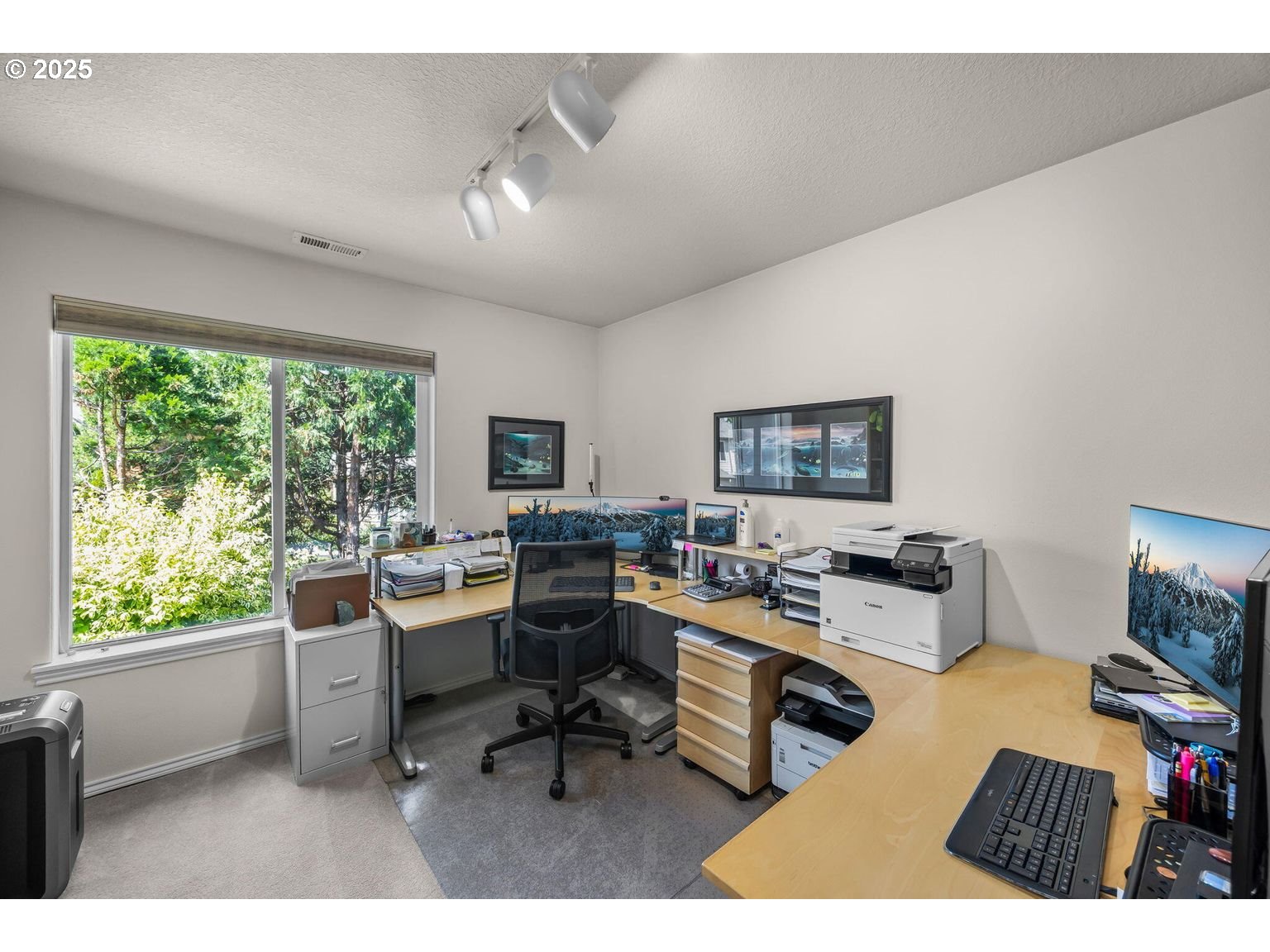14941 Northwest Wendy Lane Portland, OR 97229 - Photo 23 of 26 a workspace with furniture and a large window