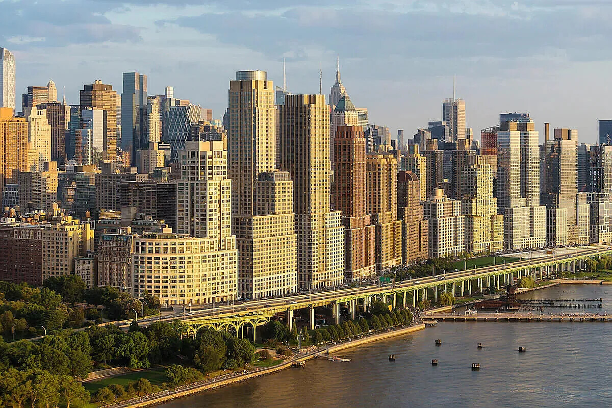 200 Riverside Boulevard, Unit 15E Manhattan, NY 10069 - Photo 14 of 15 a view of a city with tall buildings