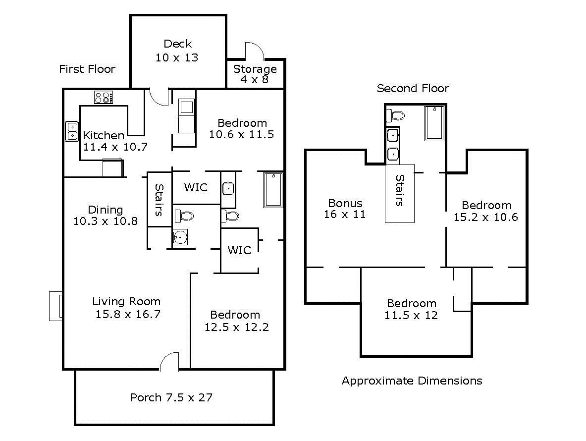 529 Watauga Street Raleigh, NC 27604 - Photo 24 of 24 The versatile 4 bedroom floor plan (2 up, 2 down) offers options for an office, den, nursery, rec room, whatever.