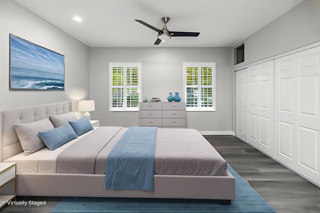 1459 Lighthouse Road San Marcos, CA 92078 - Photo 6 of 50 a bedroom with a large bed chandelier and a window