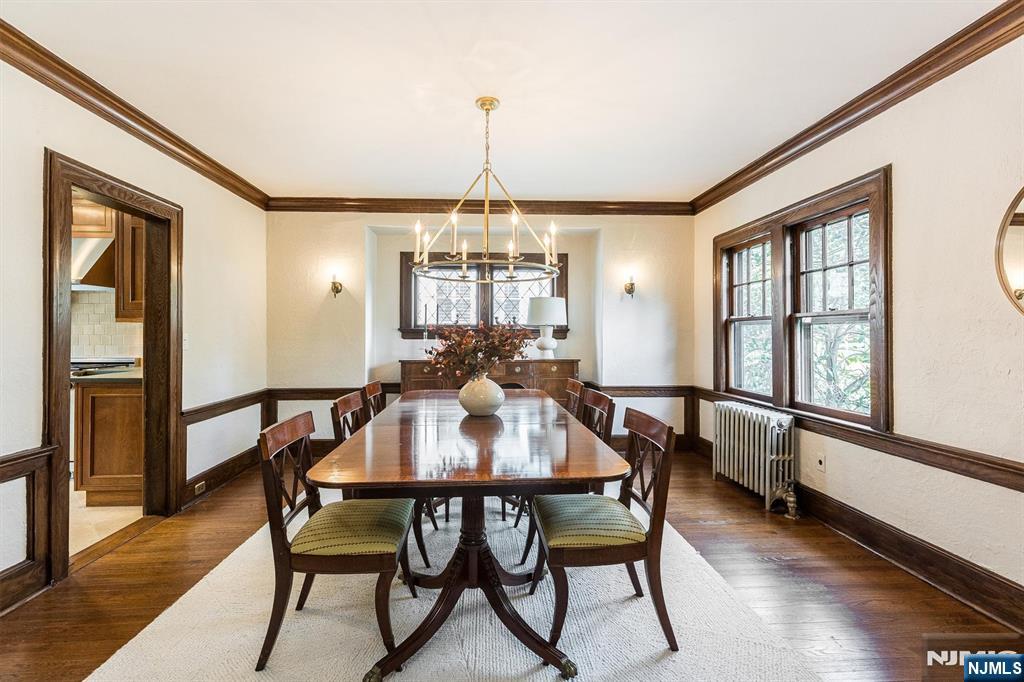 13 Ferncliff Terrace Glen Ridge, NJ 07028 - Photo 14 of 49 a view of a dining room with furniture window and wooden floor