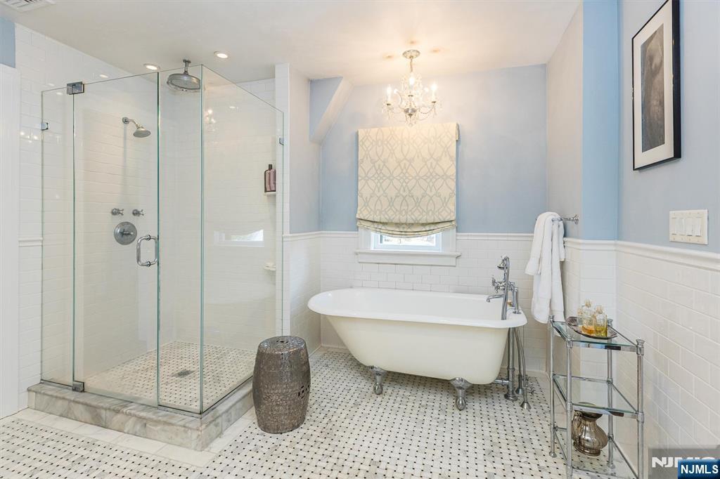 13 Ferncliff Terrace Glen Ridge, NJ 07028 - Photo 25 of 49 a bathroom with a bathtub and shower