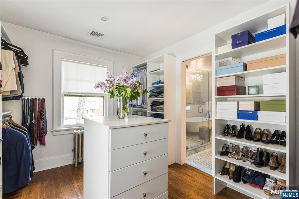 13 Ferncliff Terrace Glen Ridge, NJ 07028 - Photo 27 of 49 a view of walk in closet with clothes and shoes