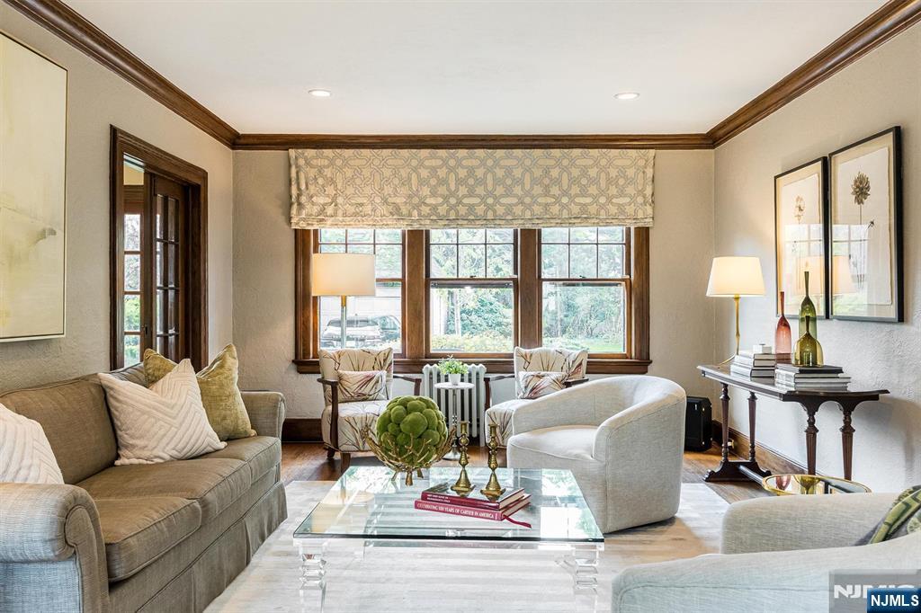 13 Ferncliff Terrace Glen Ridge, NJ 07028 - Photo 10 of 49 a living room with furniture and large windows