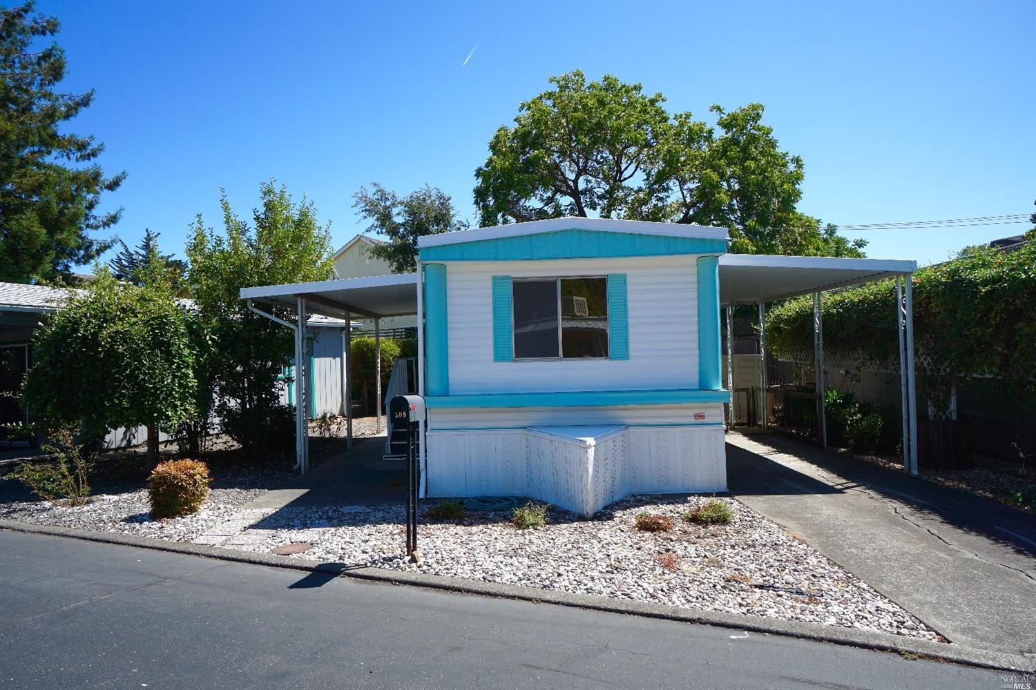 508 Kay Mar Way, Unit 508 Santa Rosa, CA 95401 - Photo 1 of 1 This is a low income Senior Park that sets annual income limits. For one person the annual income limit is $46,150, and for two people it is $52,750. Must have good credit. The base space rent is $296./mo. adding $48./mo for utilities and $0.30 city fee. It is possible that residents could also get rent assistance if they qualify. That would be determined once they are accepted. One dog (not more than 35 pounds), or one cat, bird allowed. This is a resident owned Park. All Offers with Pre-Approval Letters and/or Proof of Funds must be submitted by Friday, September 6. On Saturday, September 7 a drawing will be held for the lucky Buyer.