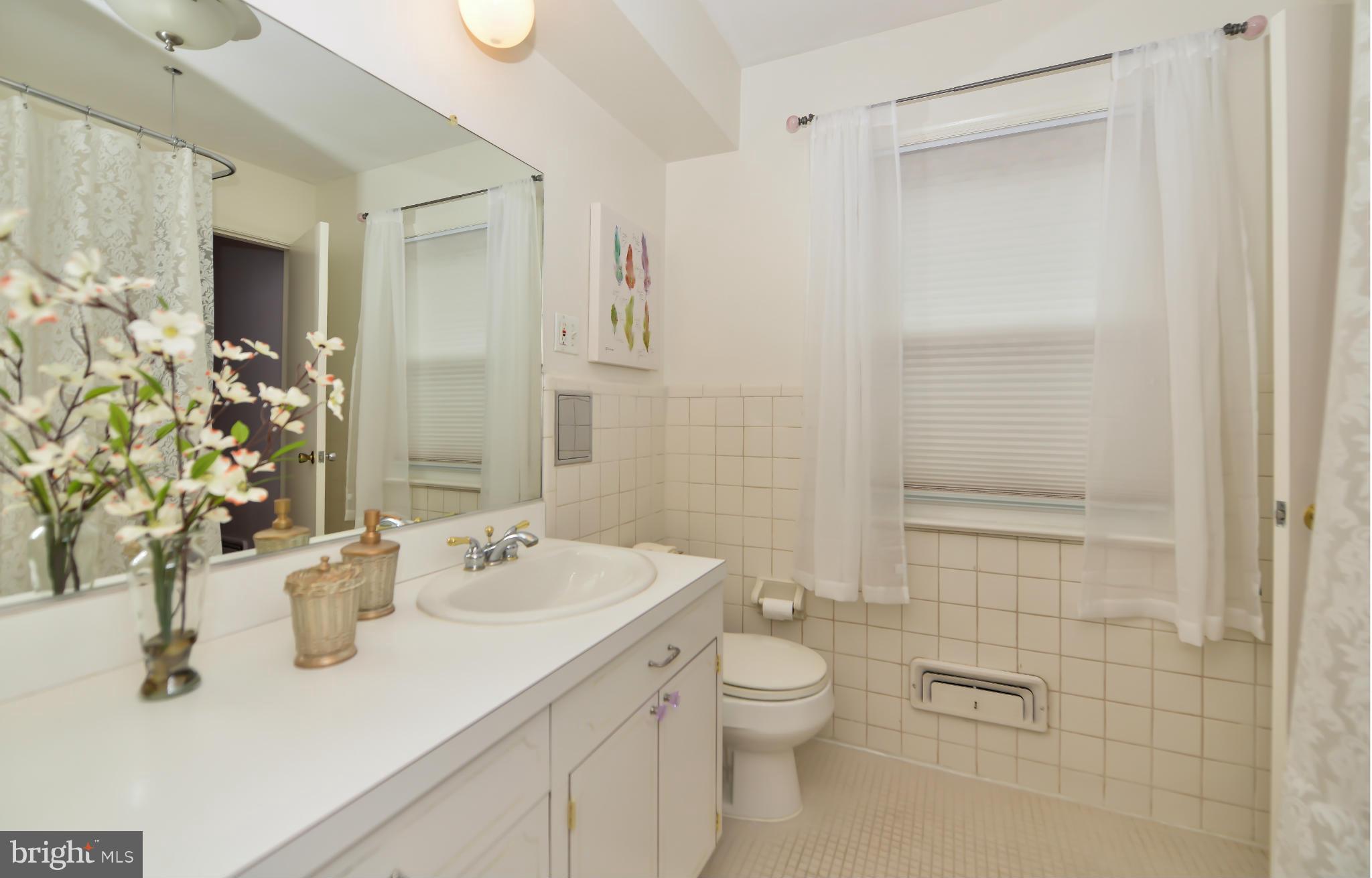 7303 Fort Hunt Road Alexandria, VA 22307 - Photo 25 of 30 a bathroom with a sink a toilet and shower