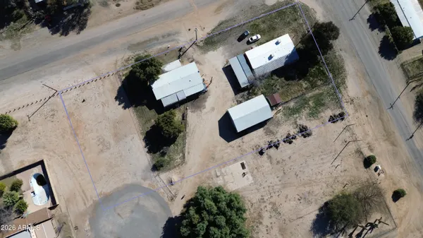 an aerial view of a fireplace with wooden floor