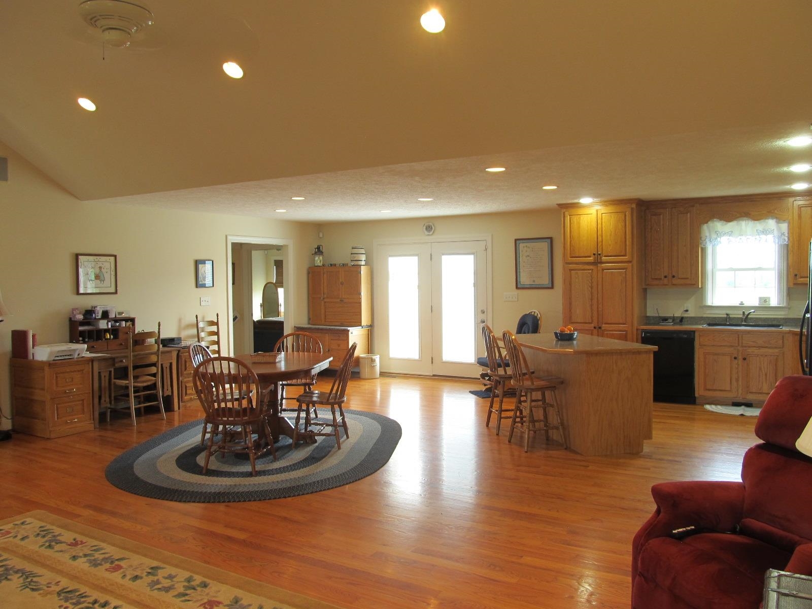 458 St James Road Fishersville, VA 22939 - Photo 15 of 61 a living room with furniture kitchen and a table