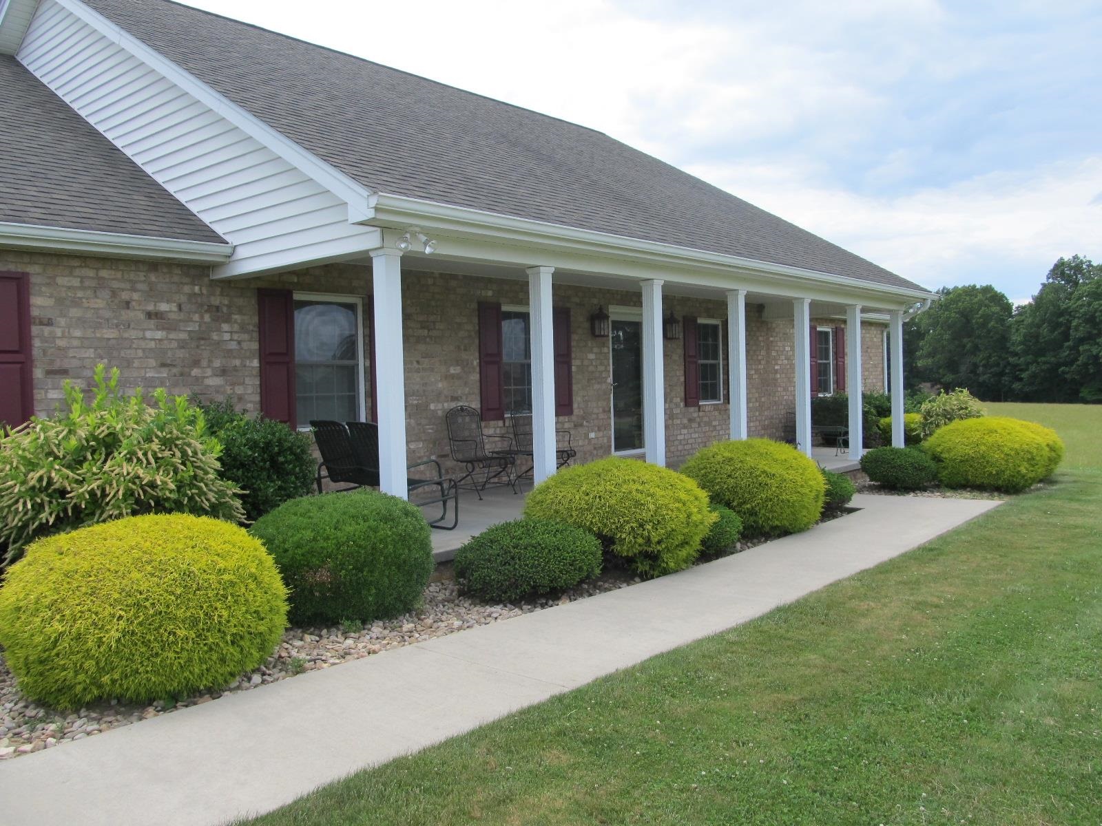 458 St James Road Fishersville, VA 22939 - Photo 2 of 61 a view of a house with a garden and plants