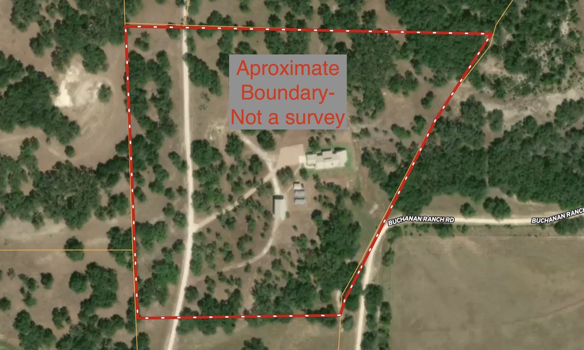 426 Preiss Ranch Road Blanco, TX 78606 - Photo 40 of 40 Approximate Boundary
