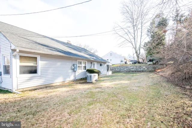 a view of a house with a patio