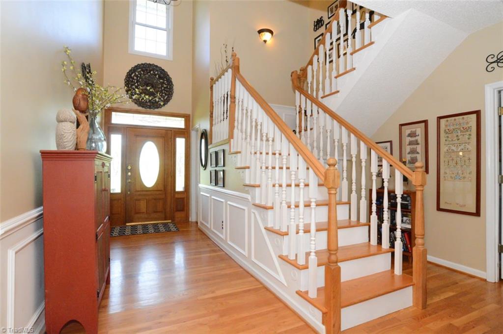 1141 Winding Ridge Road Walnut Cove, NC 27052 - Photo 5 of 30 Foyer overview and staircase.