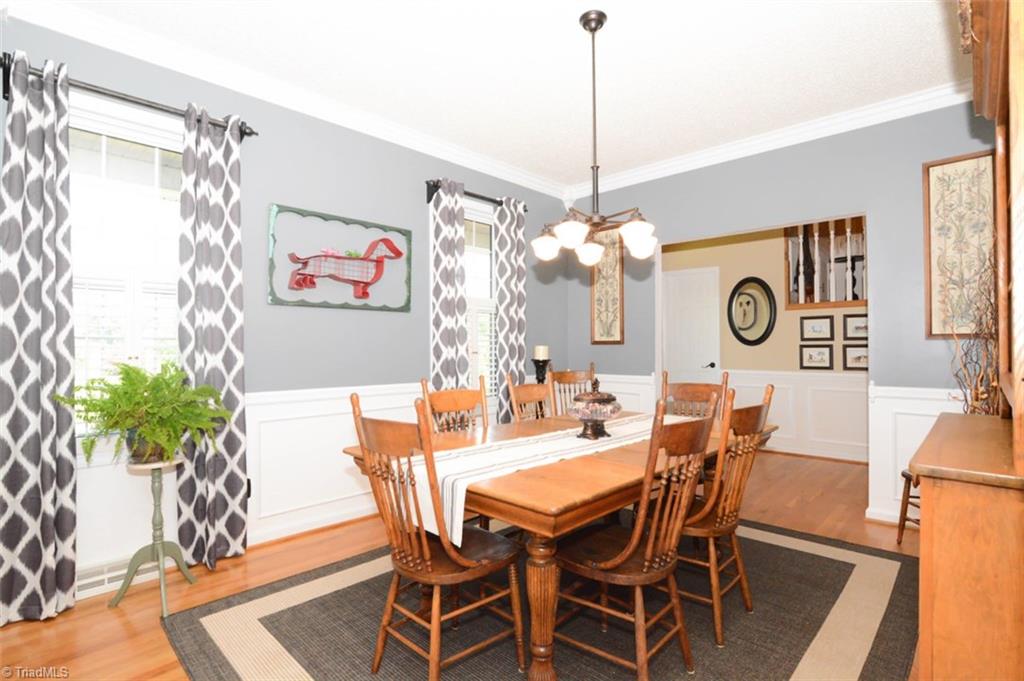 1141 Winding Ridge Road Walnut Cove, NC 27052 - Photo 8 of 30 Spacious dining room adjacent to kitchen for family meals.