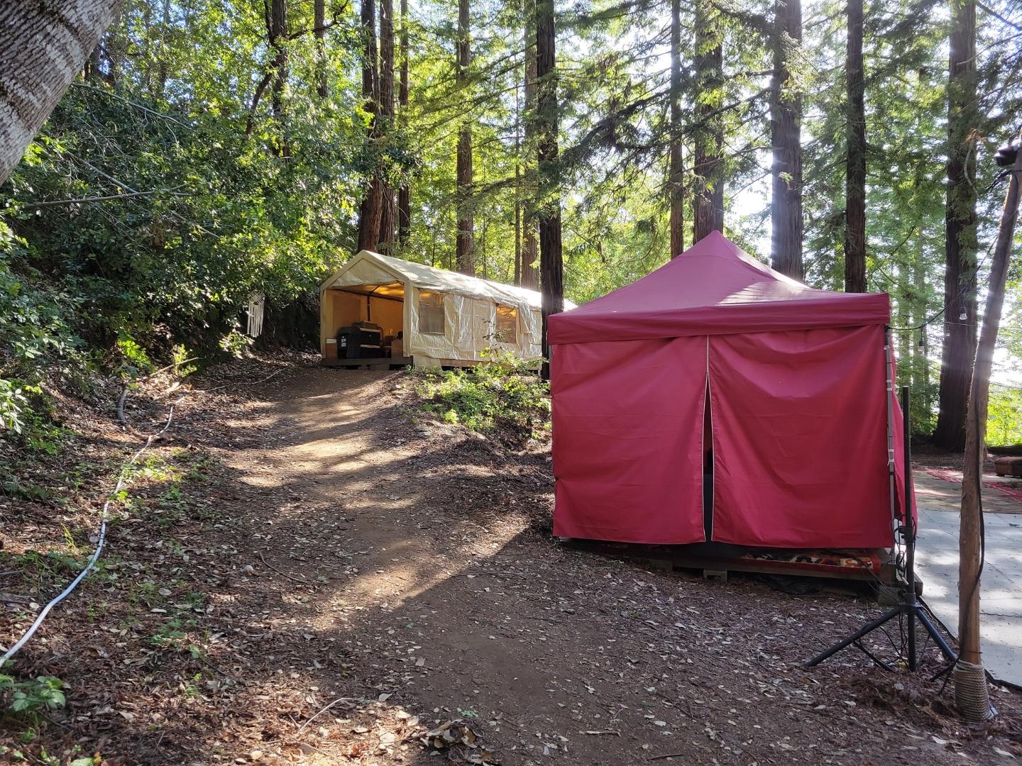 Lot 58 Skyview Ridge Road Boulder Creek, CA 95006 - Photo 14 of 52 a view of a backyard with a small cabin