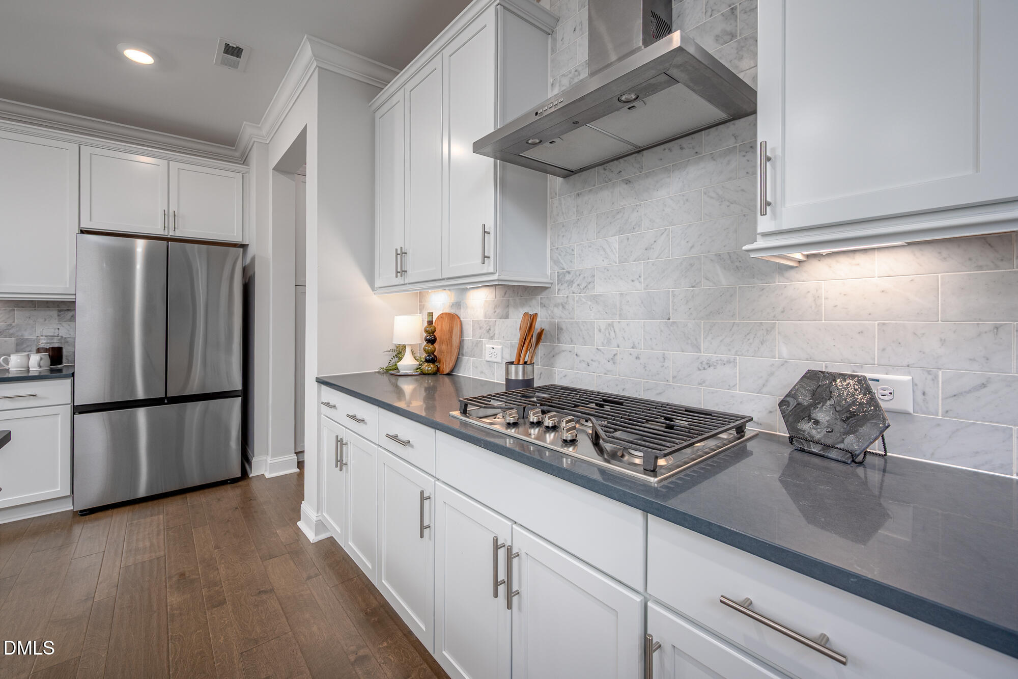 319 High Woods Ridge Chapel Hill, NC 27517 - Photo 15 of 71 a kitchen with stainless steel appliances granite countertop a refrigerator sink stove and refrigerator