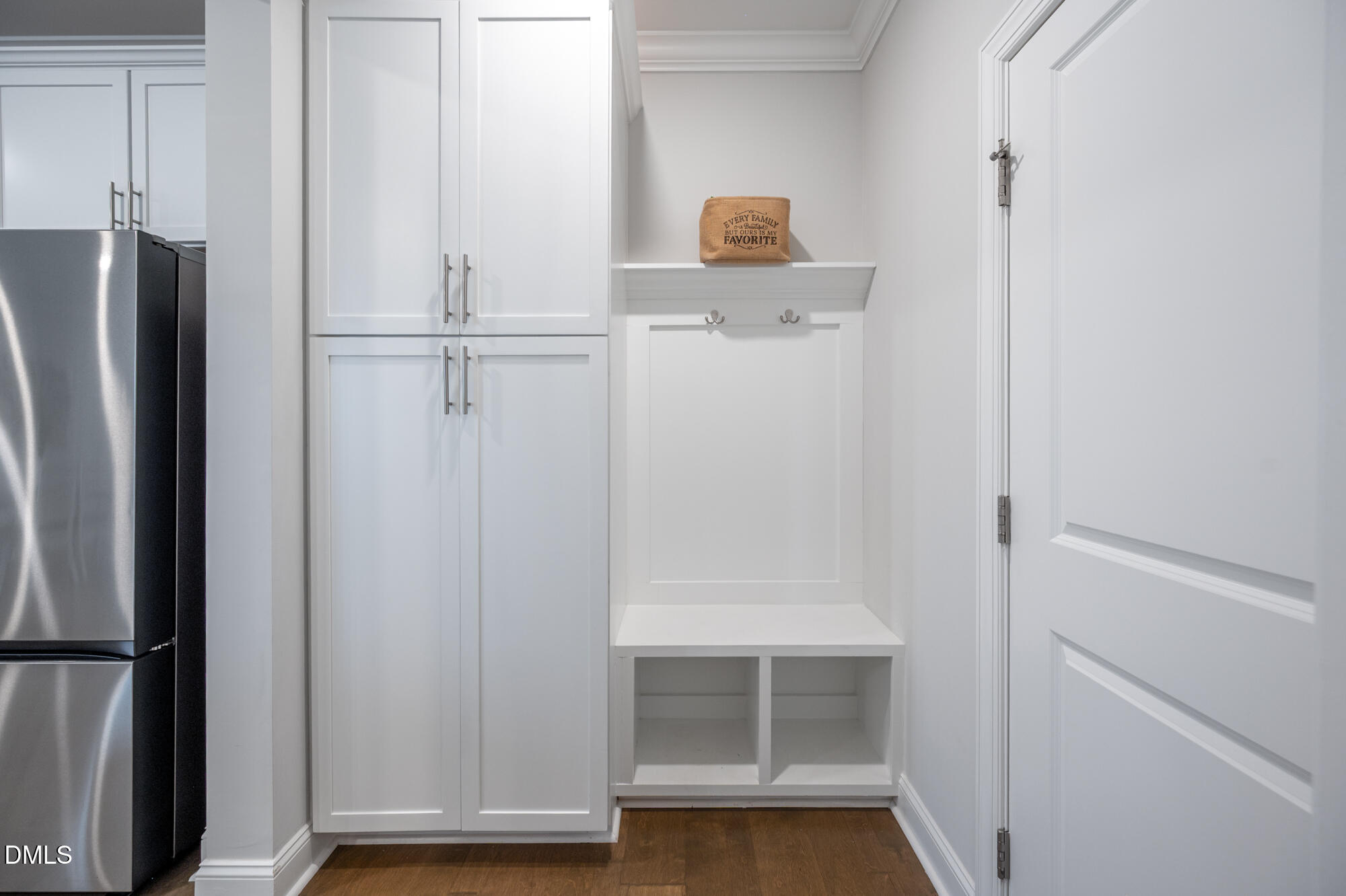 319 High Woods Ridge Chapel Hill, NC 27517 - Photo 20 of 71 a view of storage and utility room with empty racks