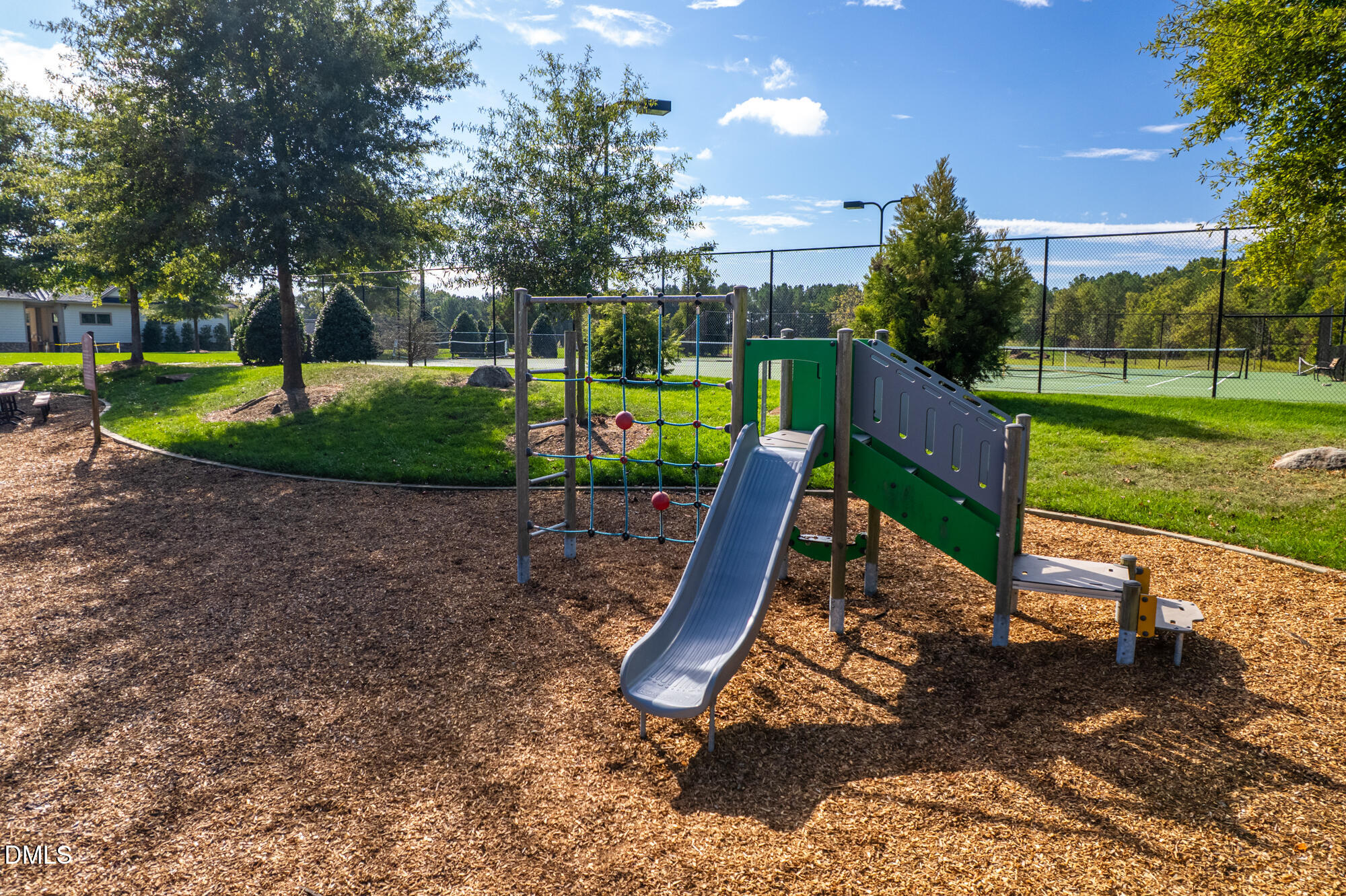 319 High Woods Ridge Chapel Hill, NC 27517 - Photo 69 of 71 a view of a park with a slide