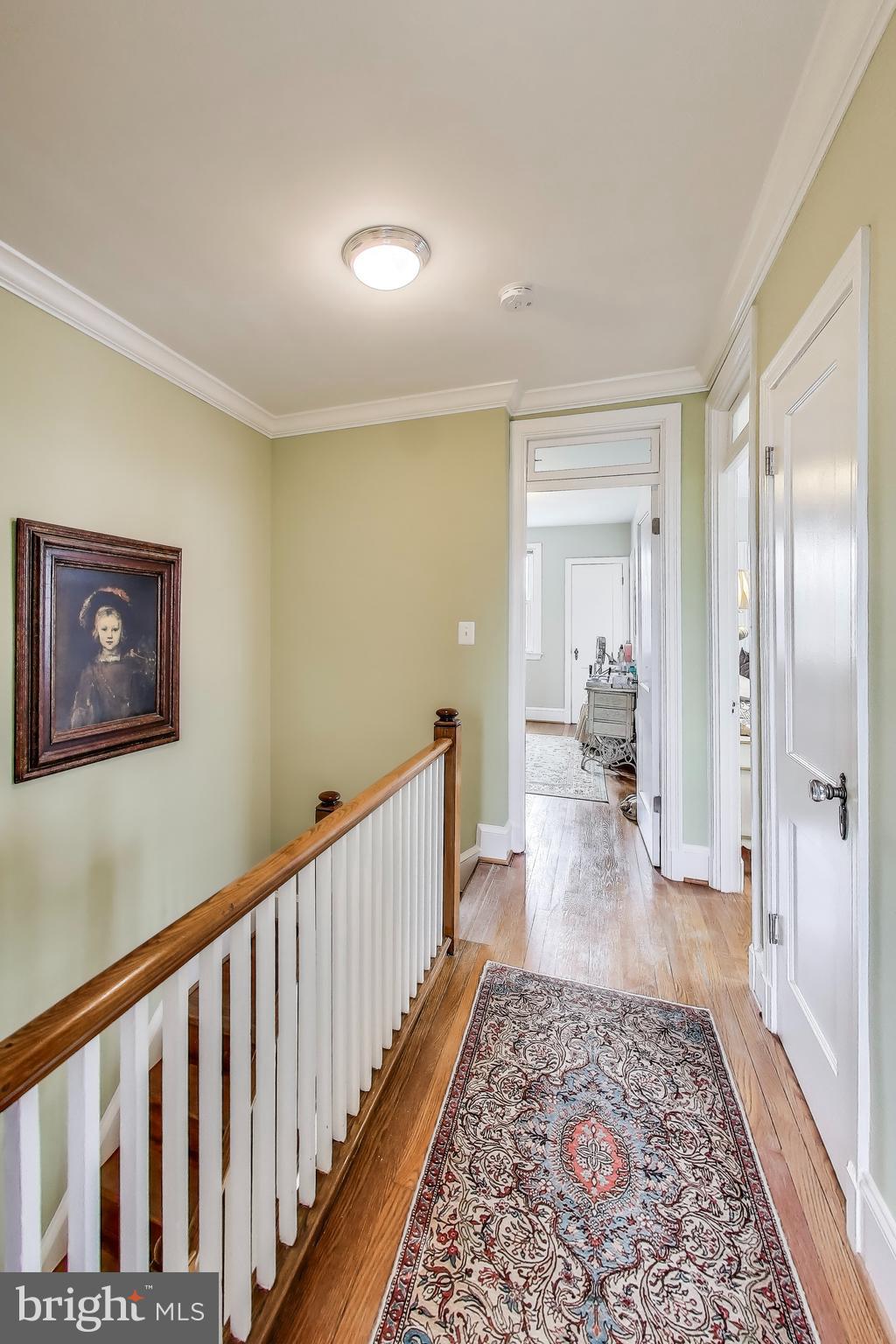 5708 4th Street Northwest Washington, DC 20011 - Photo 24 of 53 a view of a hallway with a couch