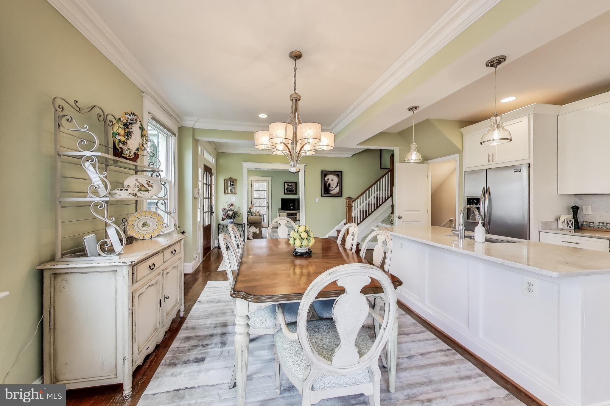 5708 4th Street Northwest Washington, DC 20011 - Photo 10 of 53 a view of a kitchen and dining room