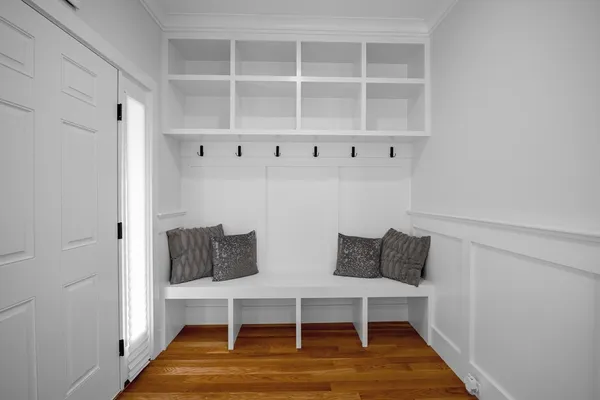 a view of a room with table and chair