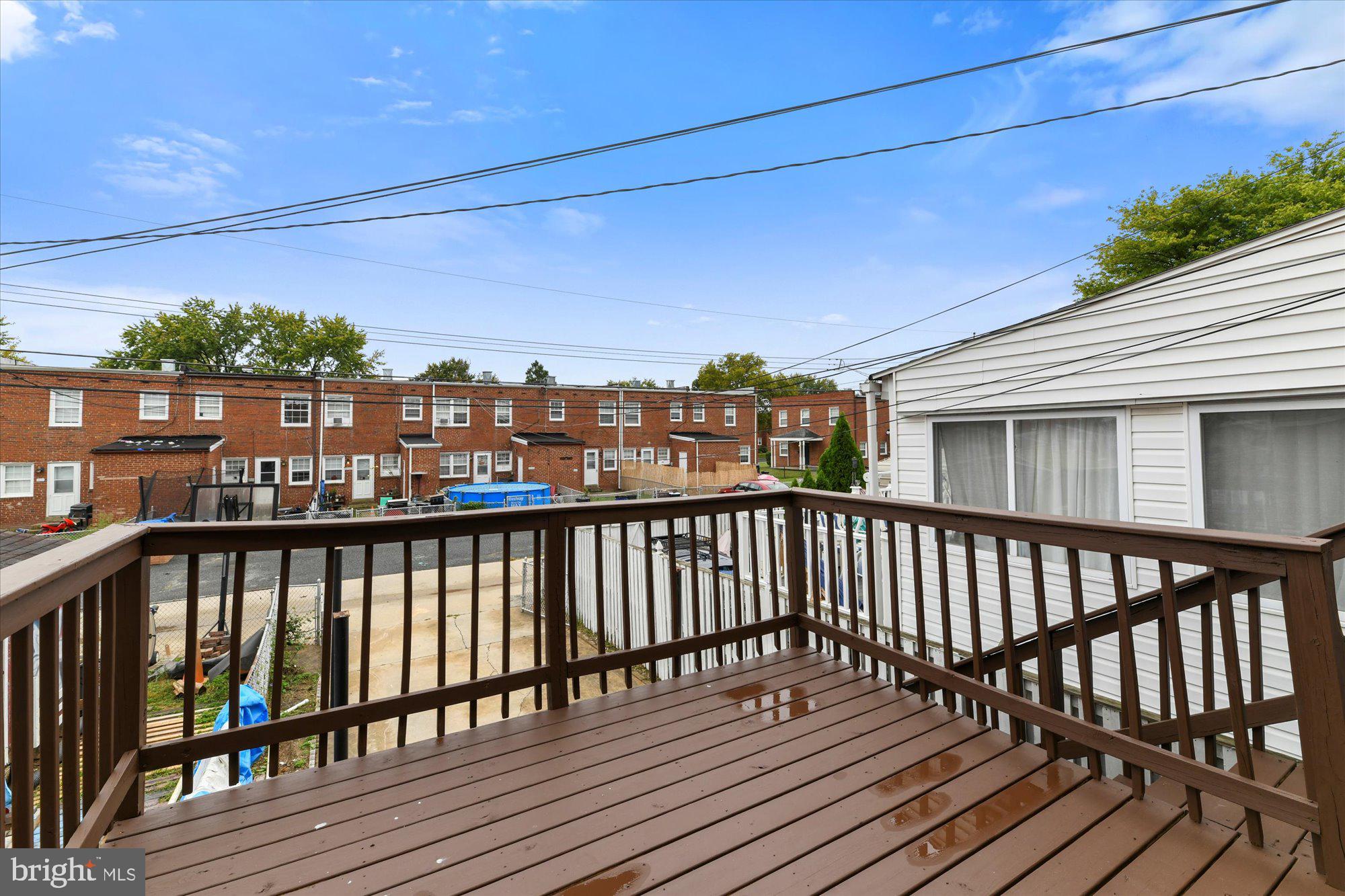8051 Gray Haven Road Baltimore, MD 21222 - Photo 22 of 24 Rear deck
