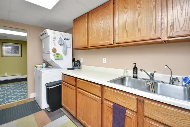 a view of storage and utility room