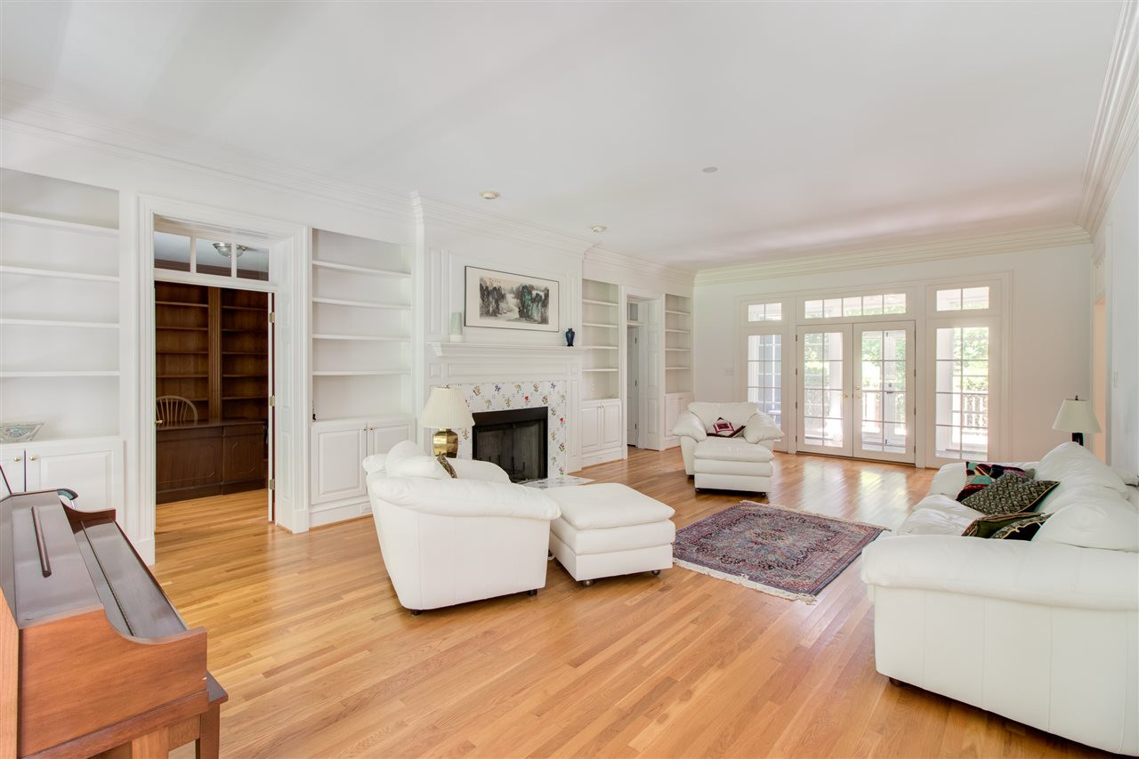 10 Pearse Wynd Road Bahama, NC 27503 - Photo 5 of 29 a living room with furniture and a fireplace