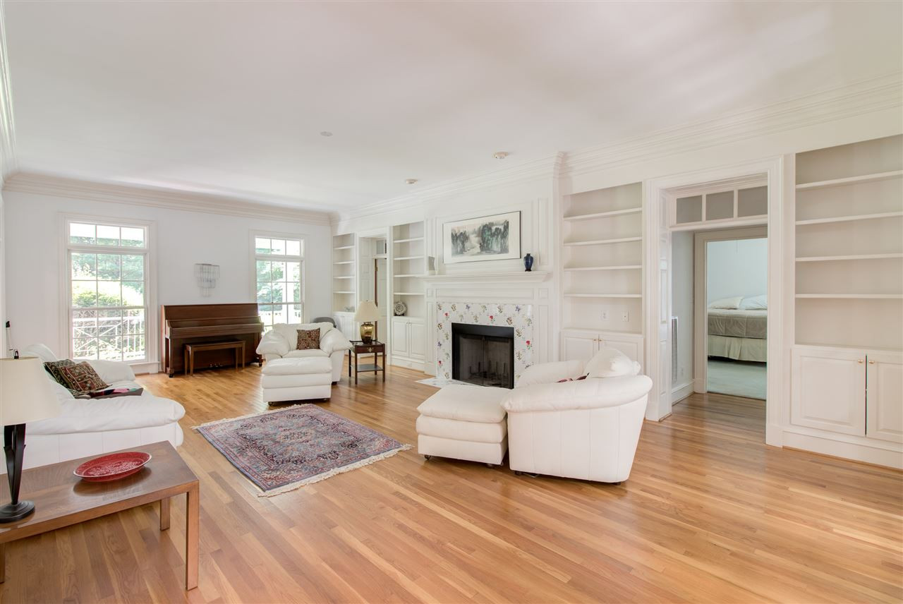 10 Pearse Wynd Road Bahama, NC 27503 - Photo 6 of 29 a living room with furniture and a fireplace