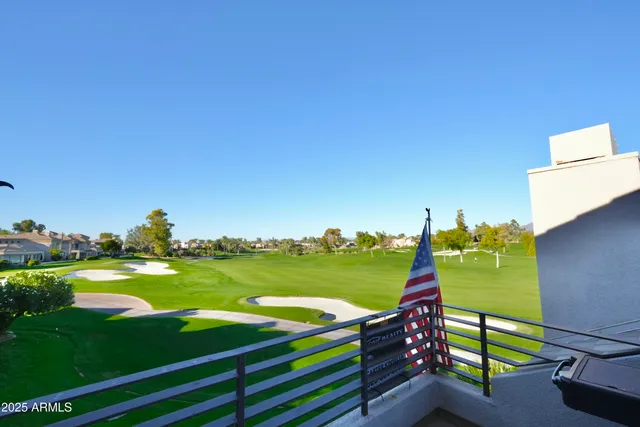 a view of a park with an outdoor space