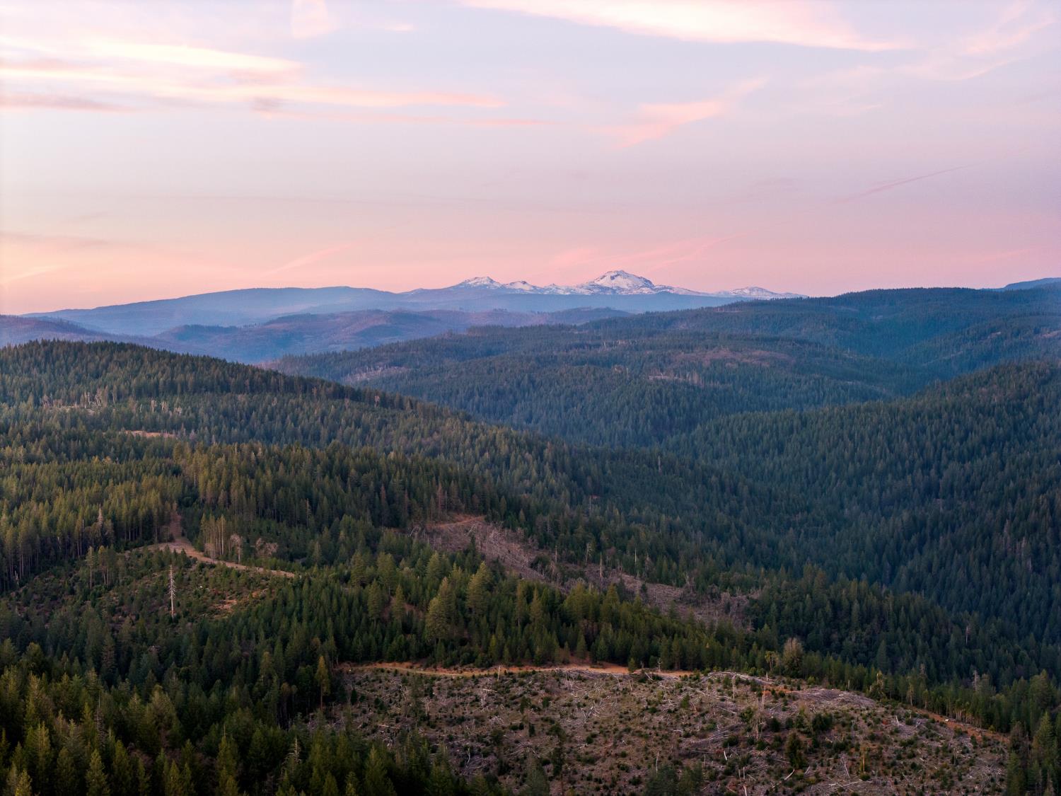 5498 Platt Mountain Road Forest Ranch, CA 95942 - Photo 2 of 59 Aerial View of Mount Lassen at Sunset